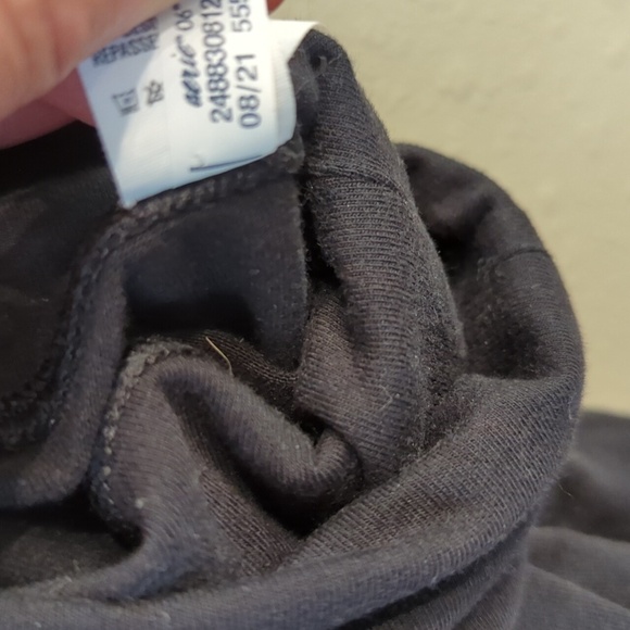 Aerie OG Foldover Super Flare High Rise Black Pants Small - Picture 10 of 10